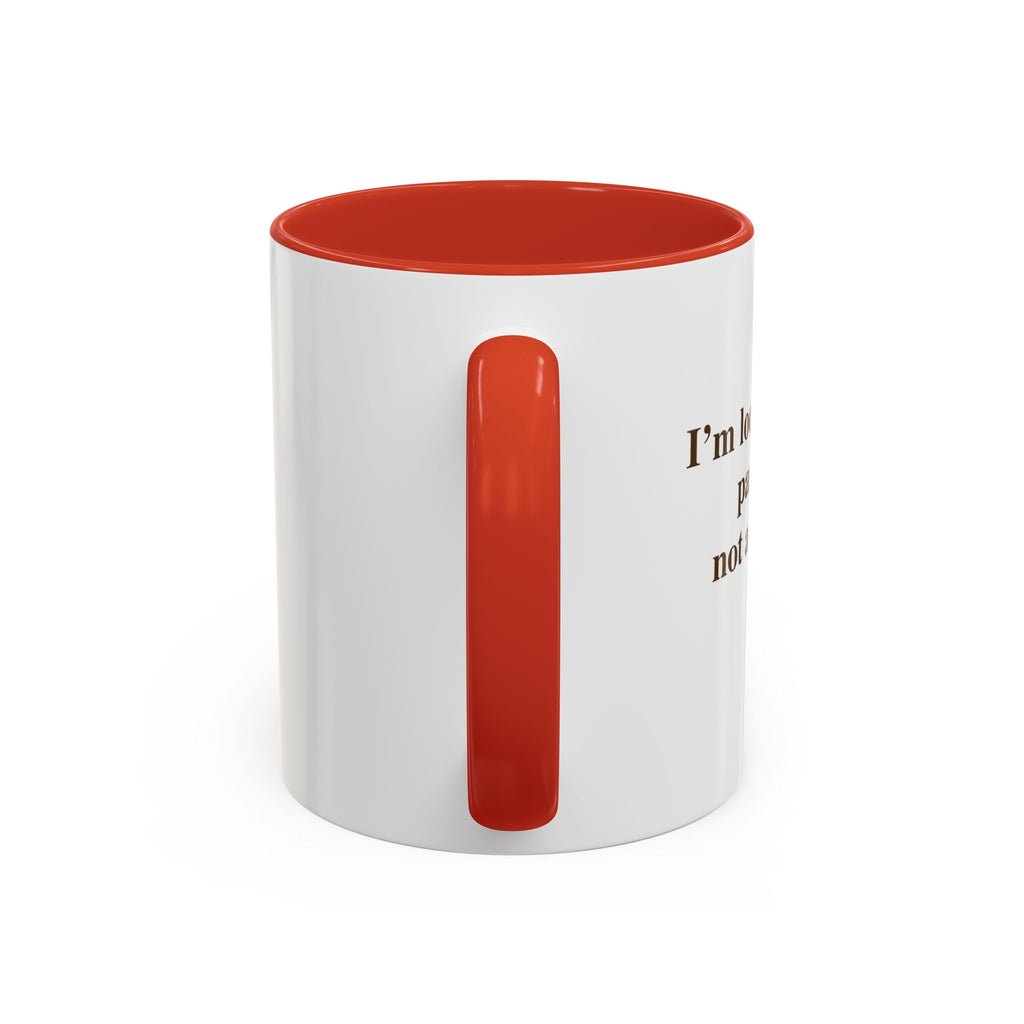 Coffee Mug — Minimal Brown Script Accent