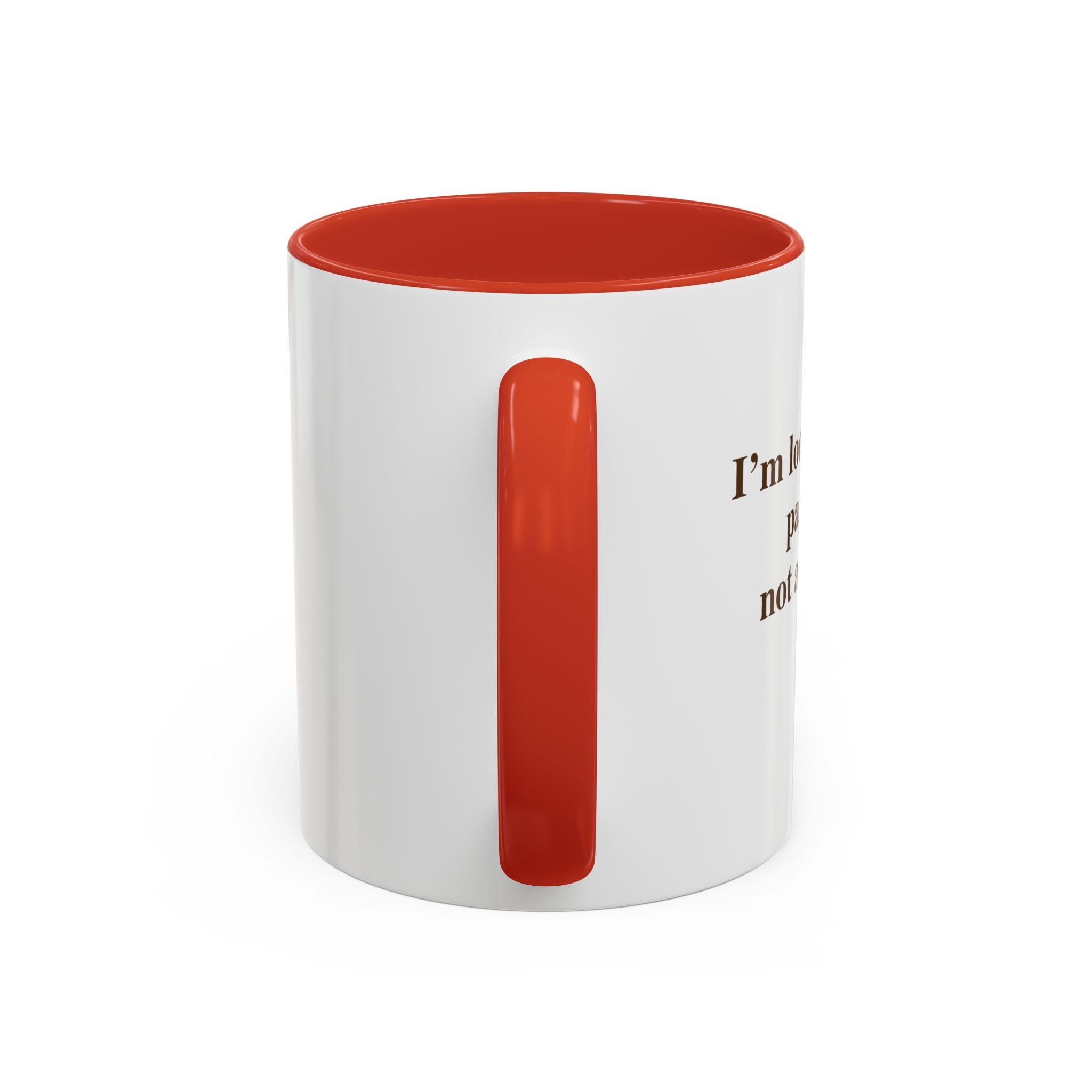 Coffee Mug — Minimal Brown Script Accent