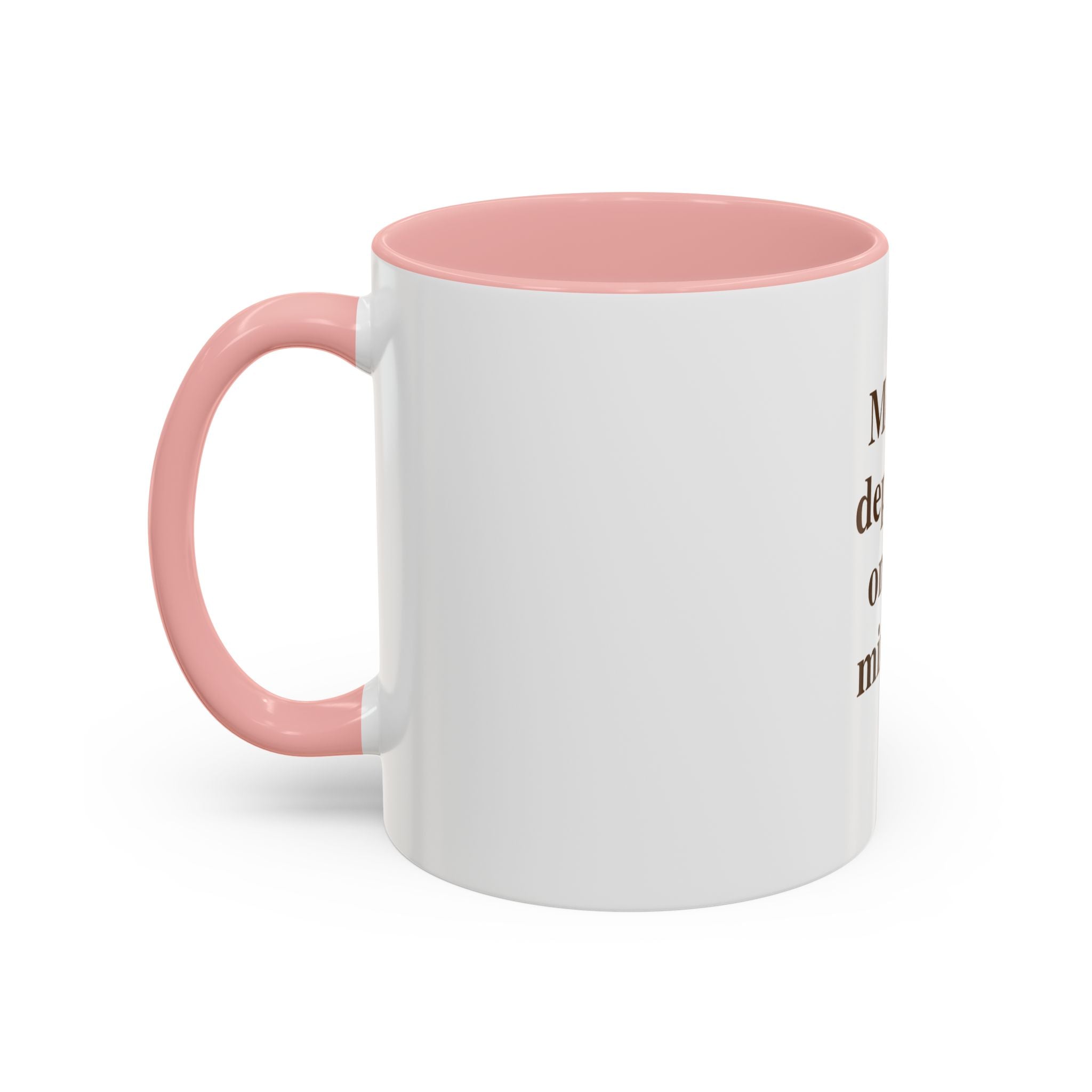 "Mood: Depends on the Minute" — Funny Menopause Coffee Mug