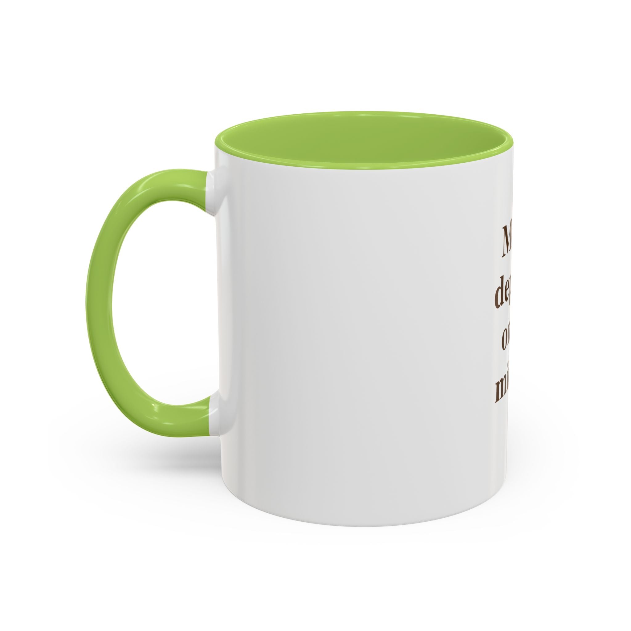 "Mood: Depends on the Minute" — Funny Menopause Coffee Mug