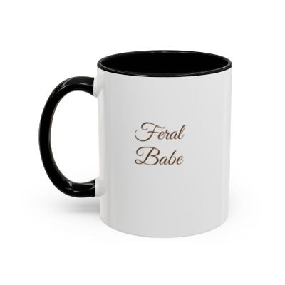 Black Accent Coffee Mug (11oz/15oz) — Classic Ceramic Tea & Coffee Cup