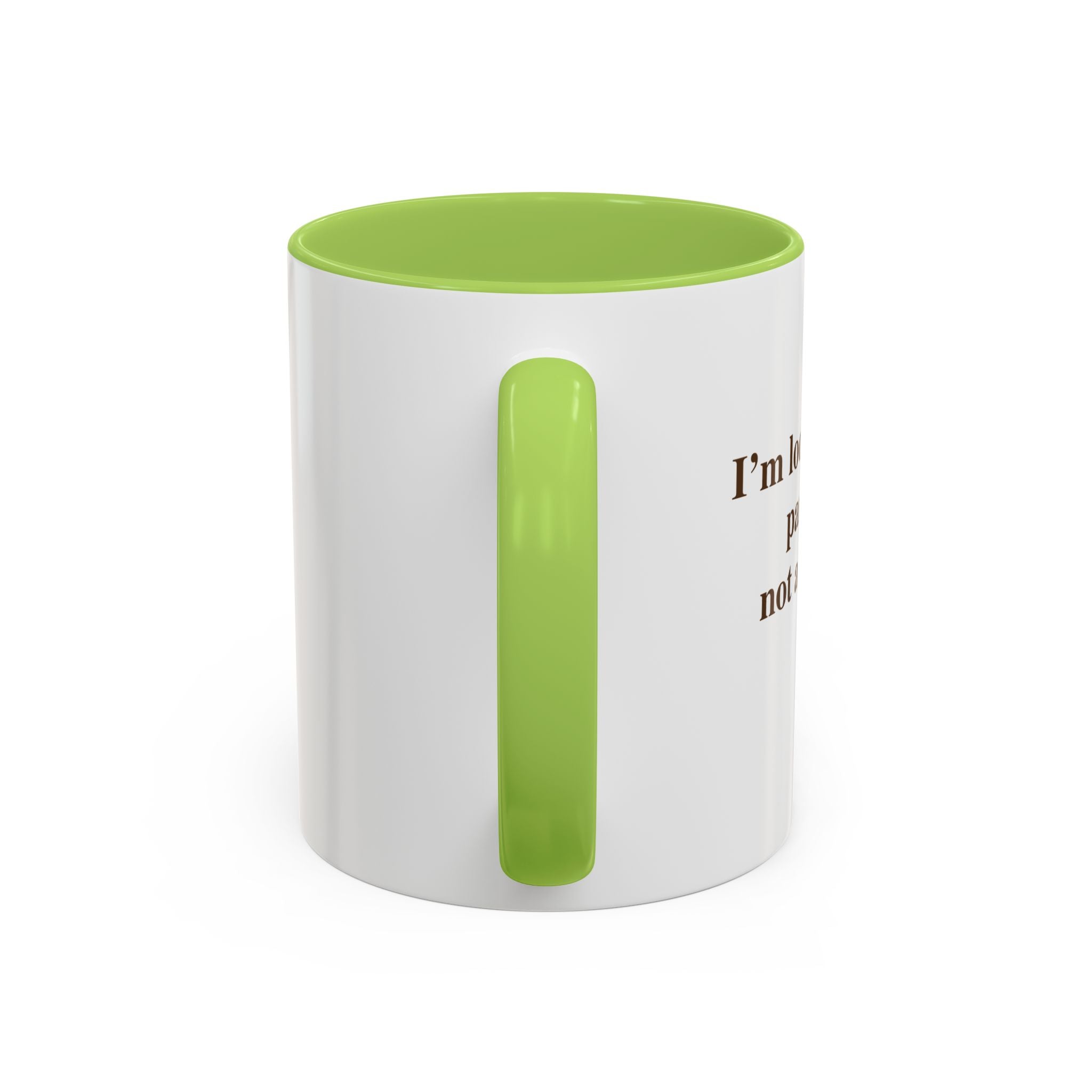 Coffee Mug — Minimal Brown Script Accent
