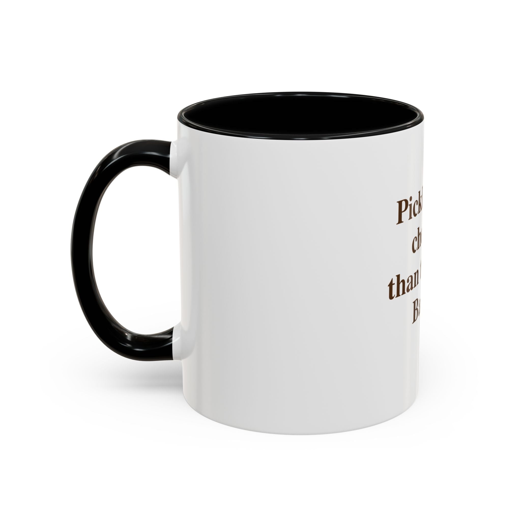 "Pickleball is Cheaper Than Therapy. Barely." — Funny Pickleball Coffee Mug