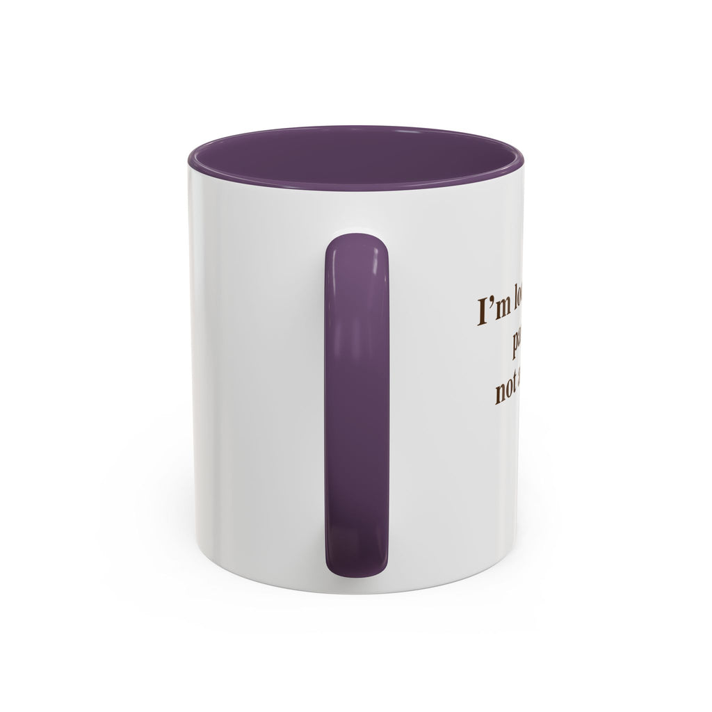 Coffee Mug — Minimal Brown Script Accent