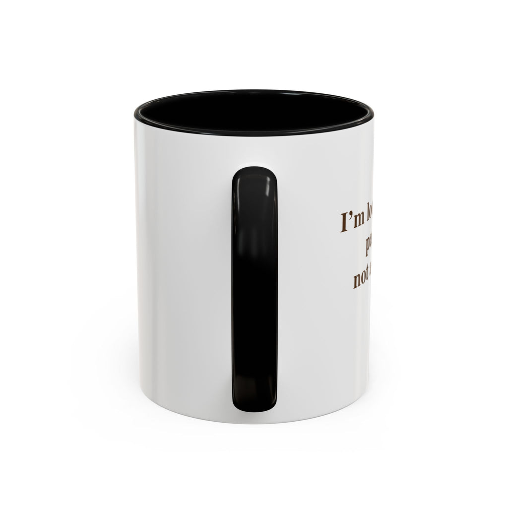Coffee Mug — Minimal Brown Script Accent