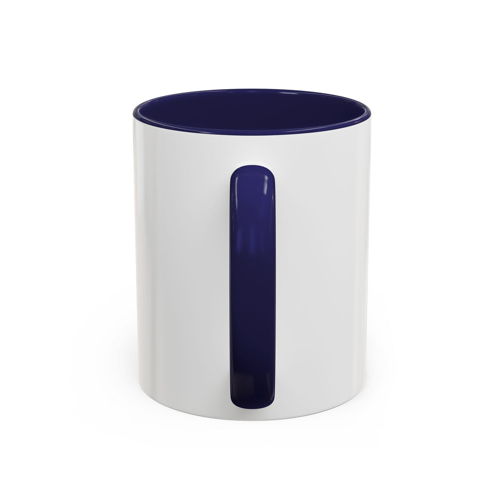 Coffee Mug — "Therapy is great. Coffee is faster." Accent Ceramic Mug