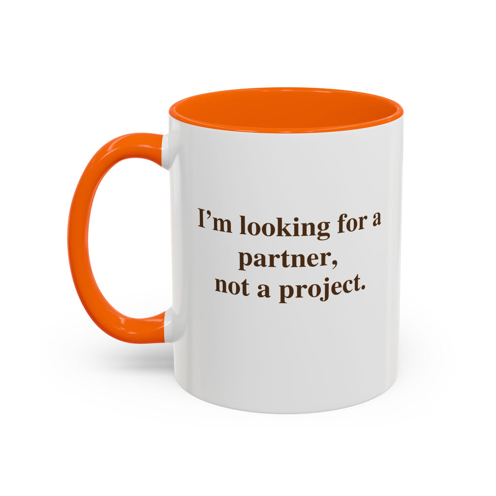 Coffee Mug — Minimal Brown Script Accent